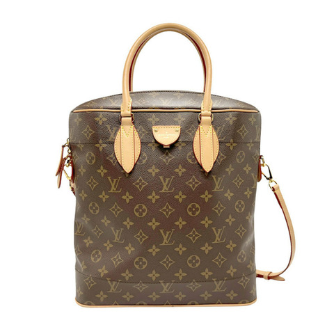 路易威登 LOUIS VUITTON 單肩包 Monogram 手提包 MM 帆布棕色男士女士 M43623 z3121