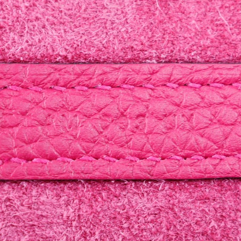 Hermes Picotin Lock MM 手提包 Togo Rose Extreme 2017 粉紅 A 皮帶扣 LockMM 女款-6