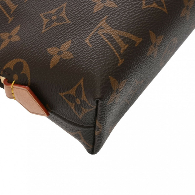 LOUIS VUITTON 路易威登 Monogram Pochette Tick MM 棕色 M46579 男女通用帆布手袋-6