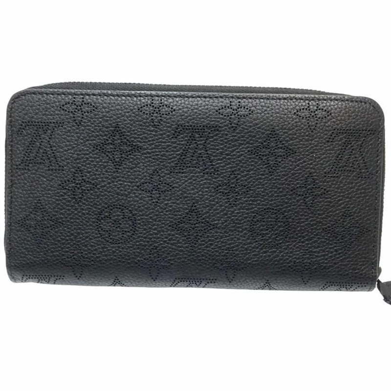 LOUIS VUITTON 路易威登 長皮夾 M61867 Zippy Monogram Mahina Noir 181039-2