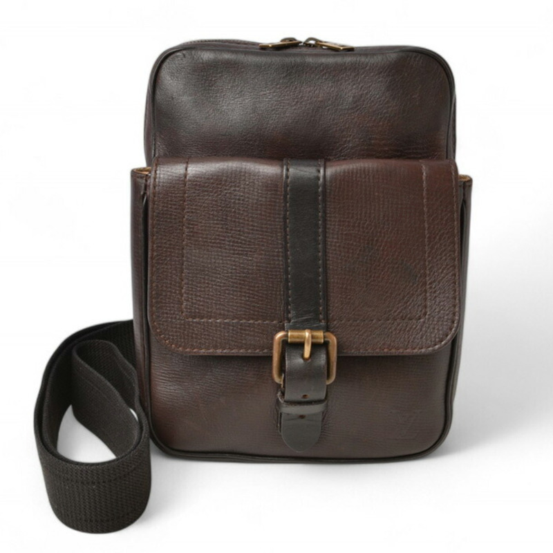 路易威登 單肩包 手提包 LOUIS VUITTON Irokwa M92534 男士 Utah-0