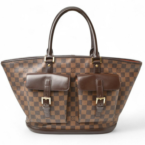 路易威登 手提包 單肩相容 路易威登 Damier Manosque GM Ebene N51120
