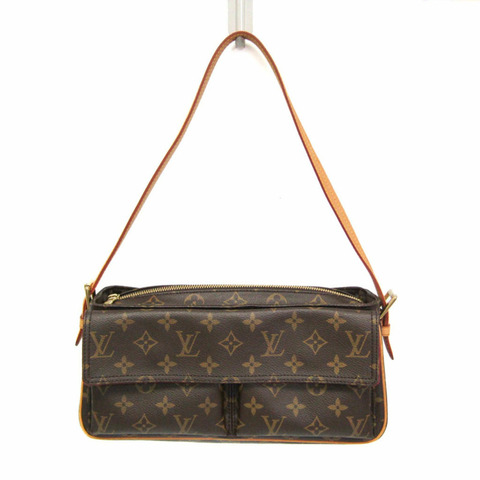 路易威登 Monogram Viva Cite MM M51164 女士單肩包 棕色