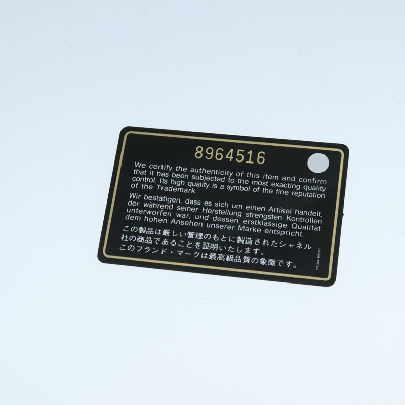 【日本直送】香奈兒 Cambon 系列配件包，皮革材質，黑色/米色，CC 標誌，正品編號 91552A-10