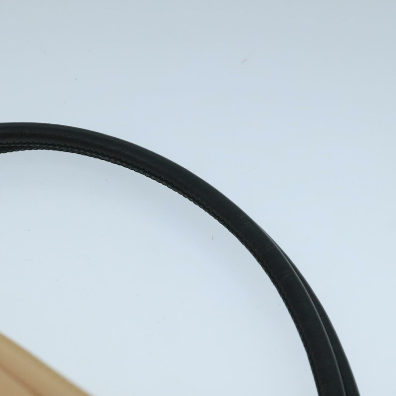 【日本直送】香奈兒 Cambon 系列配件包，皮革材質，黑色/米色，CC 標誌，正品編號 91552A-13