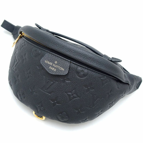 LOUIS VUITTON 路易威登 Monogram Empreinte 腰包 M44812 身體包黑色 351941