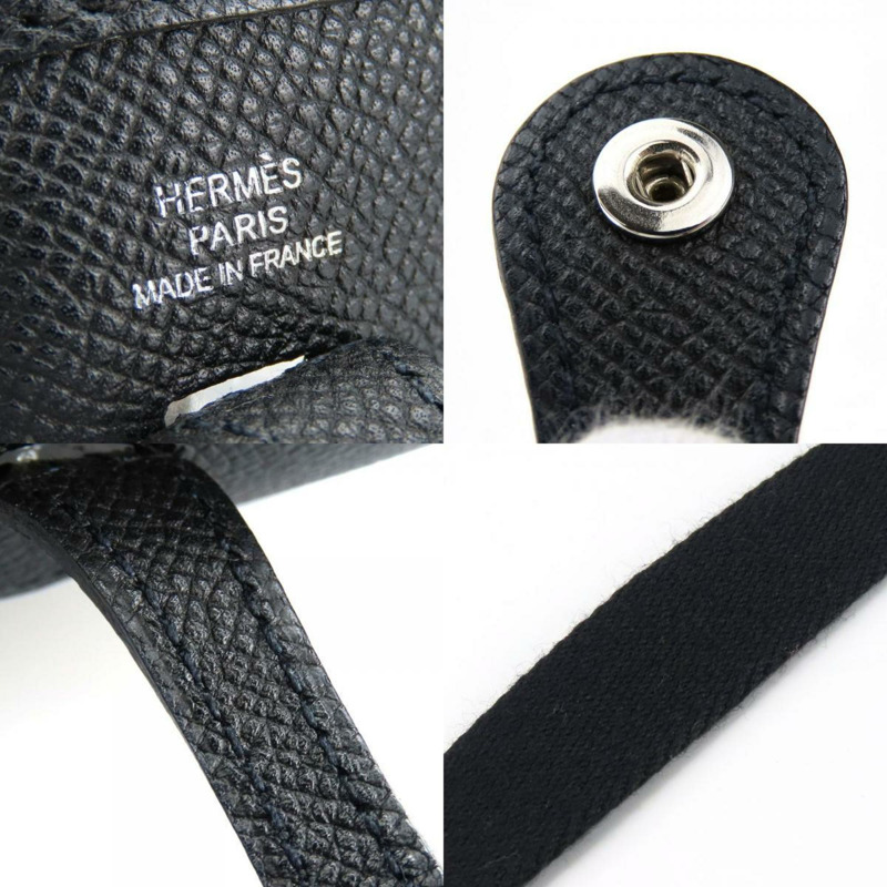 愛馬仕單肩包 Evelyn TPM Epsom 黑色 16 X Stamp Pochette 女士 HERMES-6