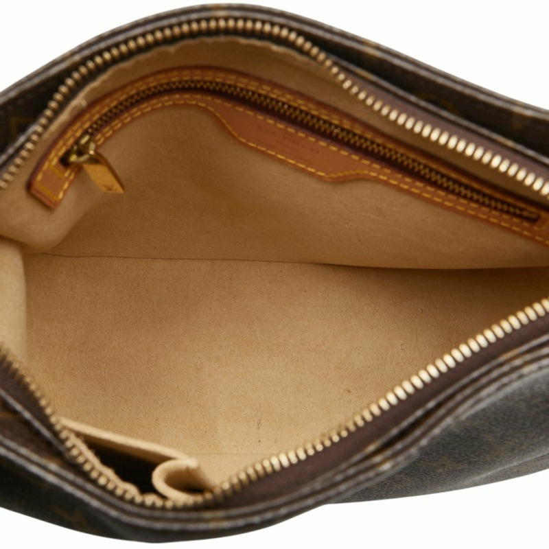 路易威登 Monogram Looping 中型單肩包 手提包 M51146 棕色 PVC 皮革 女士路易威登 LOUIS VUITTON-3