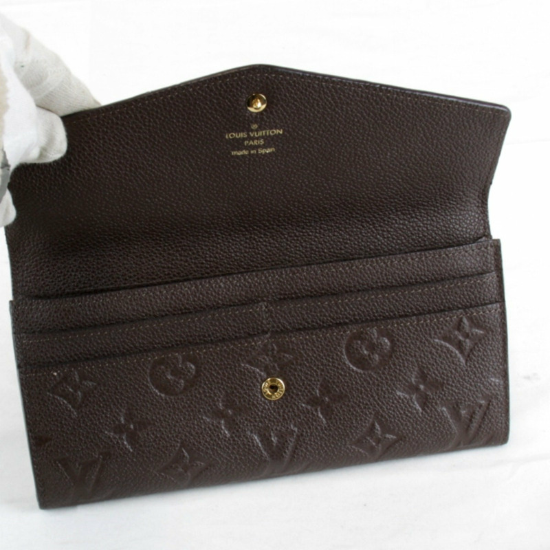 LOUIS VUITTON 路易威登 Portefeuille Curie's M60389 長皮夾 Monogram Empreinte 棕色 女式-6
