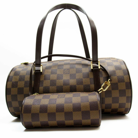 路易威登 LOUIS VUITTON 手提包 Damier Papillon 30 帆布 Ebene 女款 N51303 t19544a