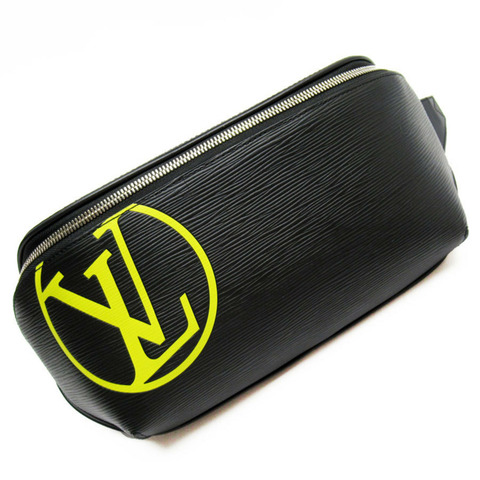 路易威登 LOUIS VUITTON 腰包 LV Circle Bum Epi 皮革黑色男士 M55131 t19338g