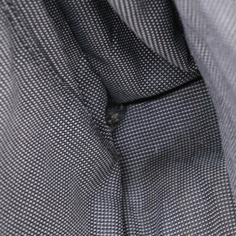HERMES 愛馬仕背包 Air Line Ad MM 灰色尼龍帆布-12