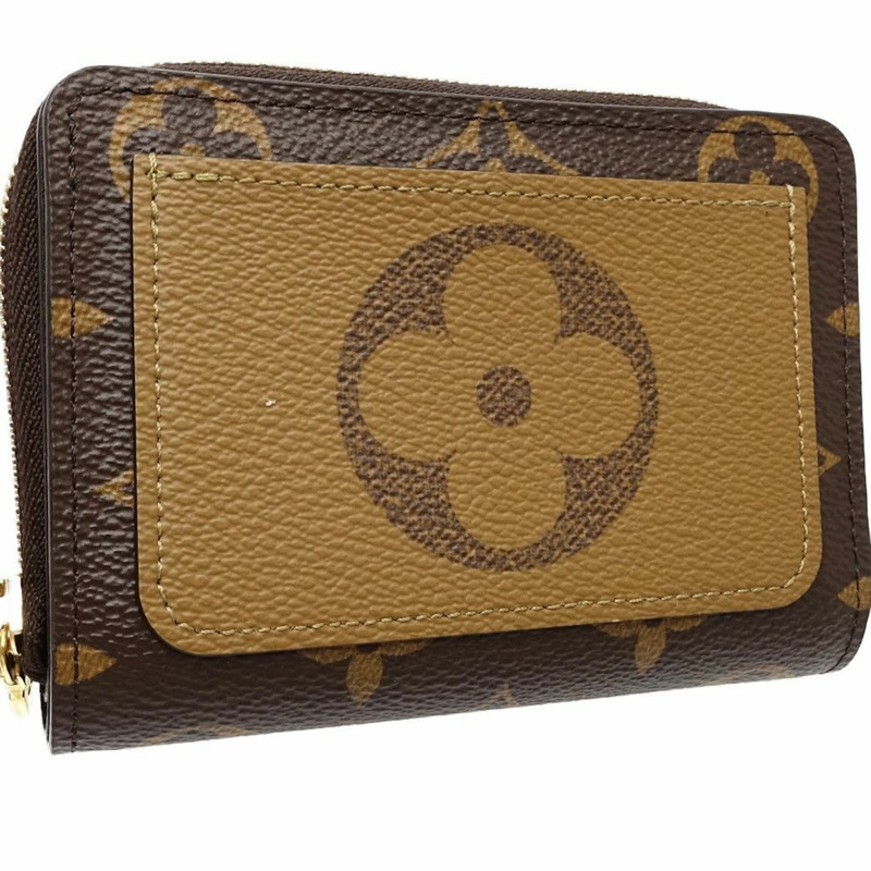 LOUIS VUITTON 路易威登 雙折皮夾 M81461 Portefeuille Lou Monogram 反面棕色 180860-1