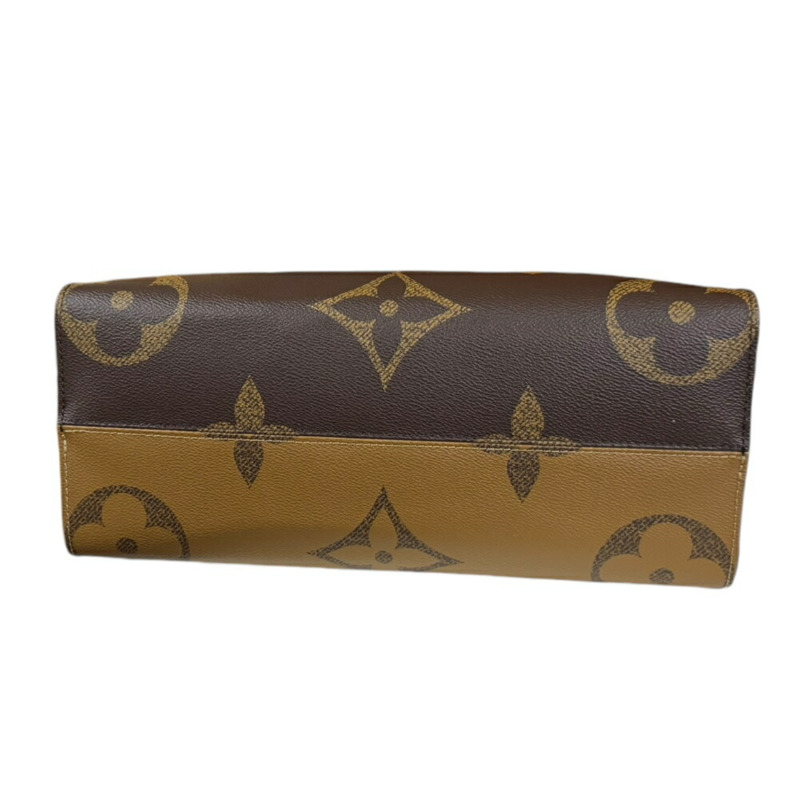 路易威登 On the Go MM Monogram Giant 肩背包帆布 M45321 棕色 女款路易威登 2way-5