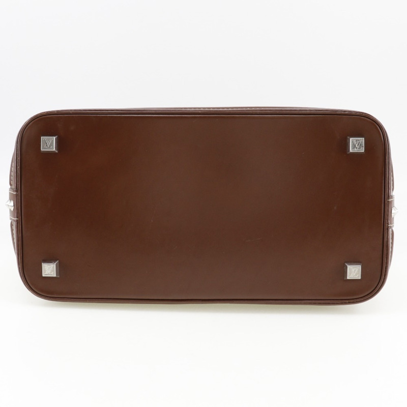 路易威登 LOUIS VUITTON Lockit MM 手提包 Suhali M91889 山羊皮 Sienne 2006 棕色 TH0076 女裝-6