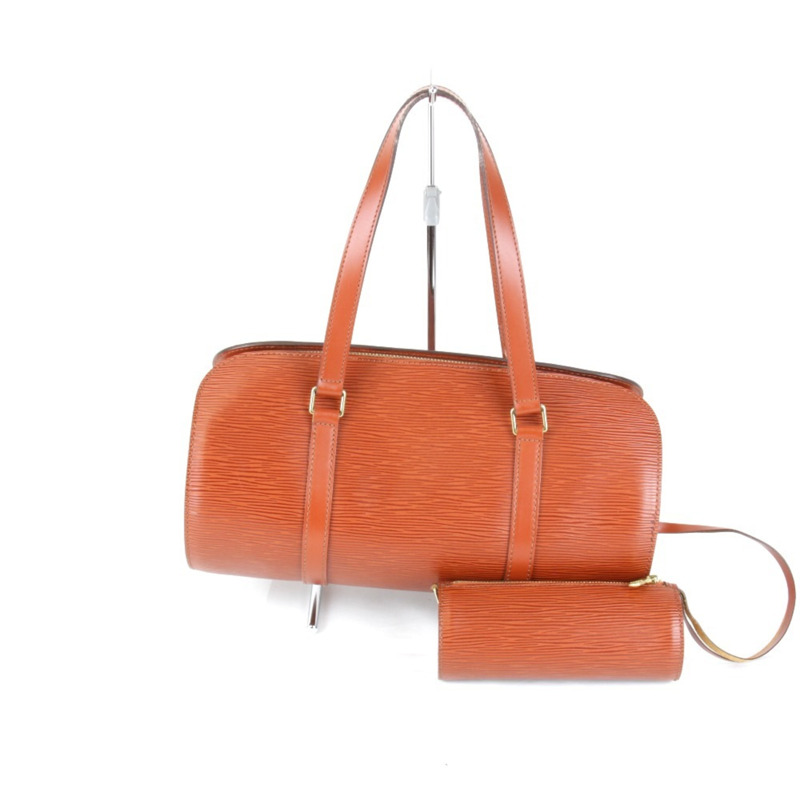 LOUIS VUITTON 路易威登 Soufflot M52223 手提包 Epi 皮革 棕色 女式-1