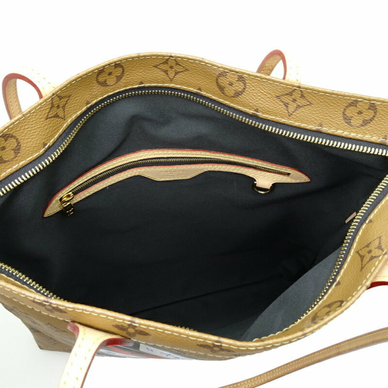 路易威登 Carry It 女手袋 M45198 Monogram 反面棕色-5