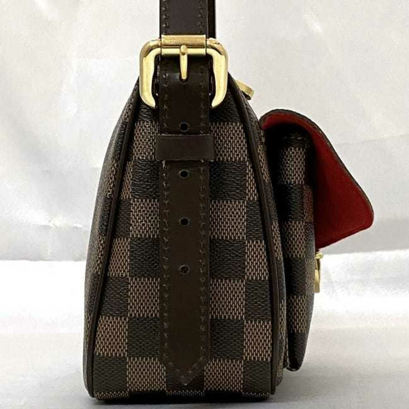 路易威登 肩背包 Ravello GM f-21671 棕色 Damier Ebene N60006 帆布 VI1025 路易威登 斜背包 獨立式 女式 男式-3