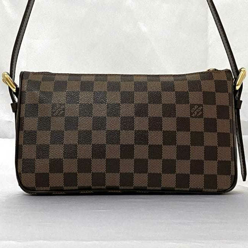 路易威登 肩背包 Ravello GM f-21671 棕色 Damier Ebene N60006 帆布 VI1025 路易威登 斜背包 獨立式 女式 男式-4