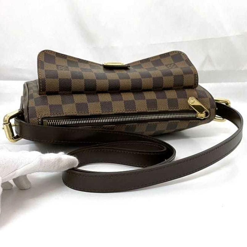 路易威登 肩背包 Ravello GM f-21671 棕色 Damier Ebene N60006 帆布 VI1025 路易威登 斜背包 獨立式 女式 男式-7