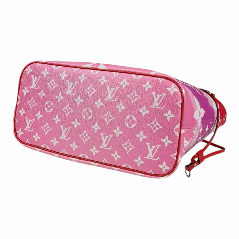 路易威登 Neverfull MM Escar 手提包 Monogram 帆布 M45127 紅色 女士路易威登 LOUIS VUITTON-4