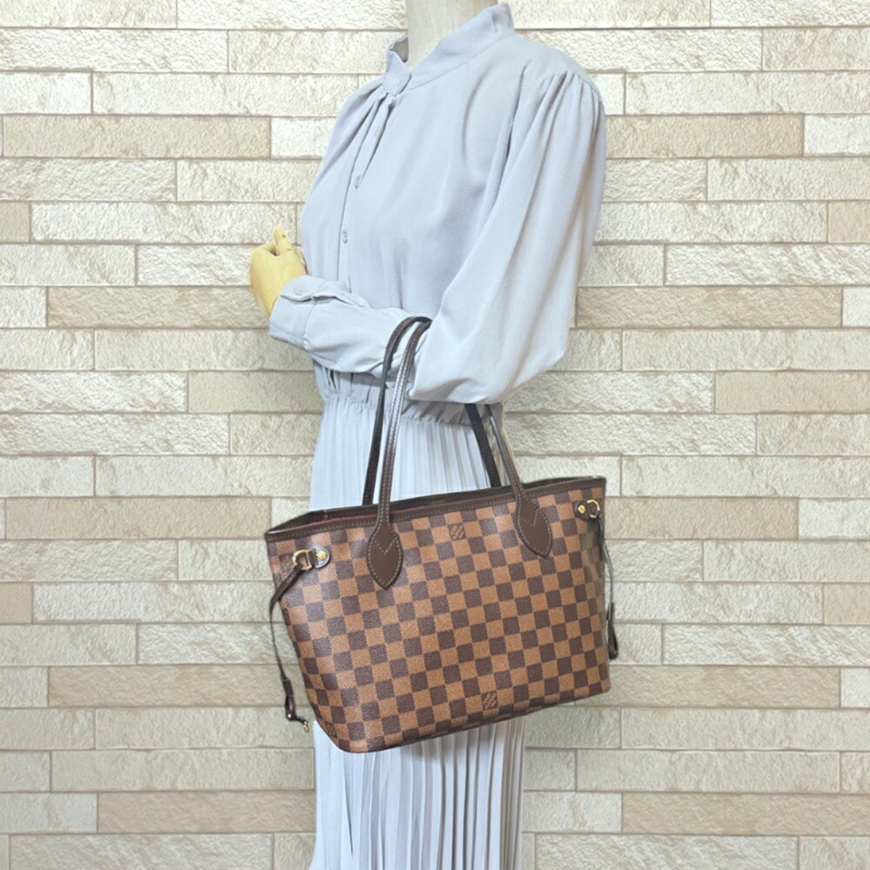 路易威登 Neverfull PM Damier 手提包帆布 N41359 棕色 女士路易威登LOUIS VUITTON官方線上旗艦店-1