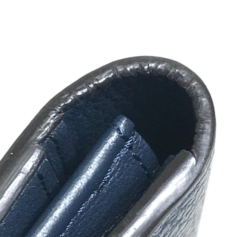 Louis Vuitton M58818 雙折長皮夾 奧坎海軍藍-3