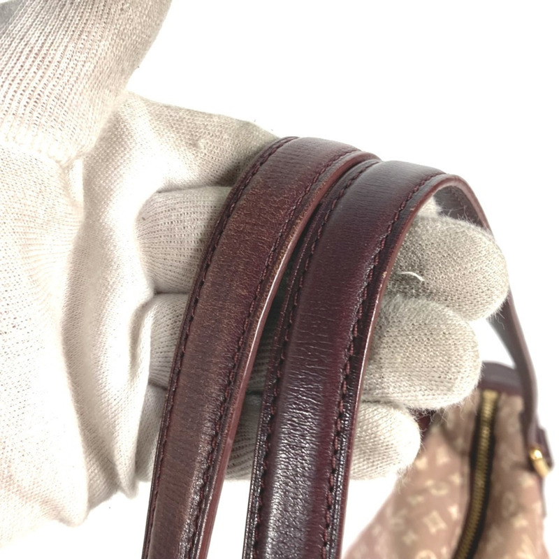 路易威登 M40572 Monogram Idylle Ballade MM 托特包款單肩女深褐色紅色-7