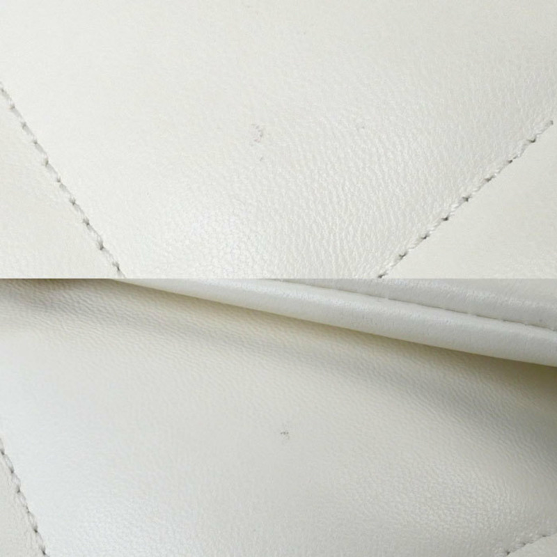 CHANEL 香奈兒 19 鏈條單肩包 白色奶油色 AS1160 女裝-6