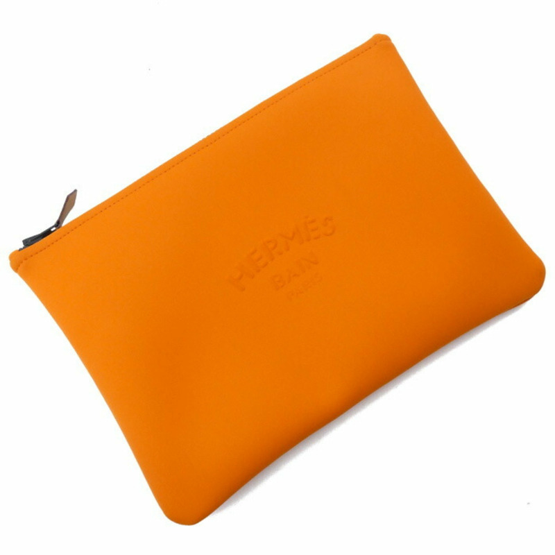 HERMES Neoban MM 手拿包 橘色 H103312M 03 女式-0