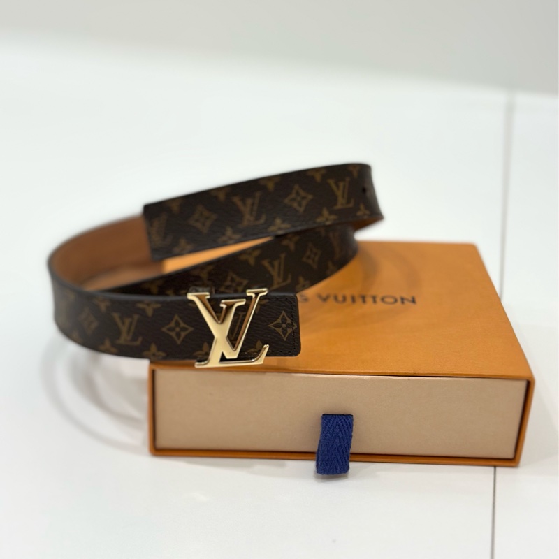 LV 窄版 印花 腰帶 皮帶 腰封 尺寸75/30-14