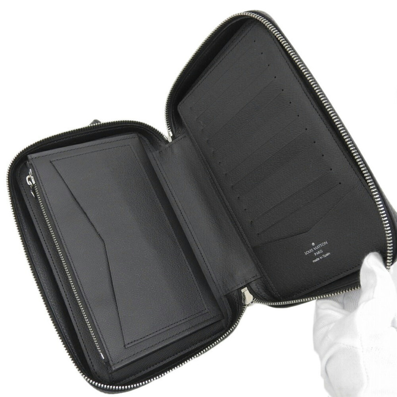 路易威登 Epi Dandy 皮夾 M64000 手拿包 旅行袋 黑色-5