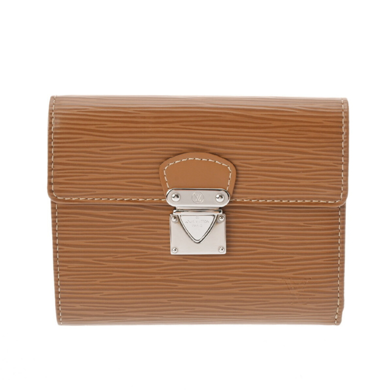 Epi Portefeuille Koala Canel M5801I 女士皮革三折錢包-0