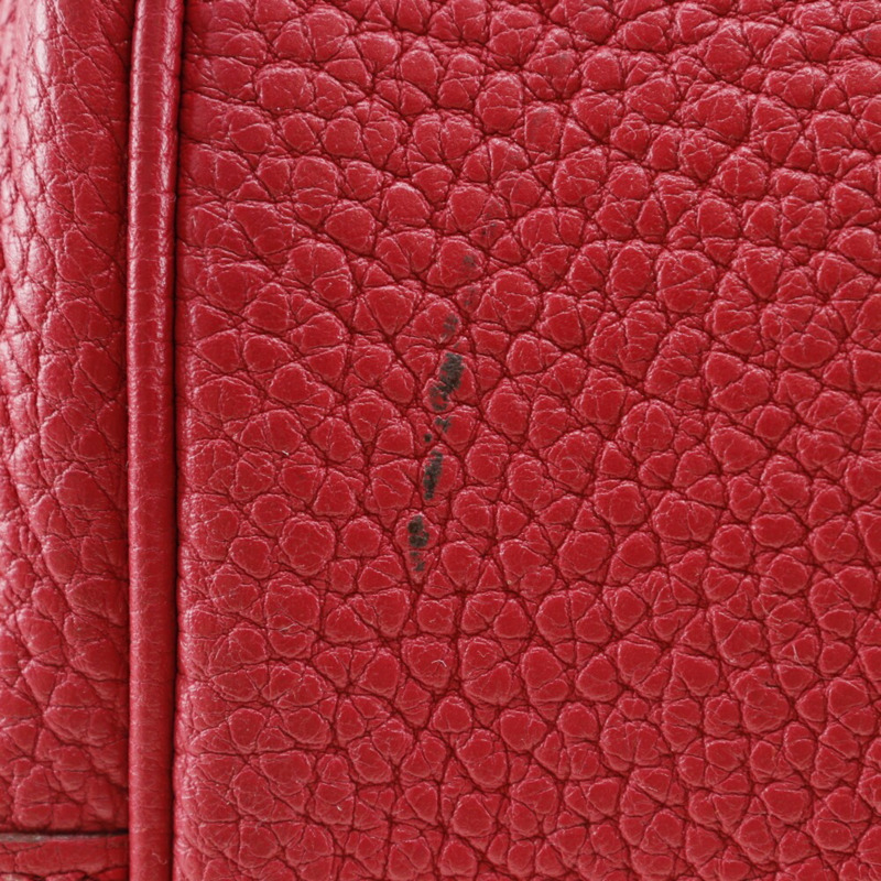 Hermes HERMES Garden 小號托特包 Negonda Bougainvillea 2012 紅色 □P 按扣派對女士-6