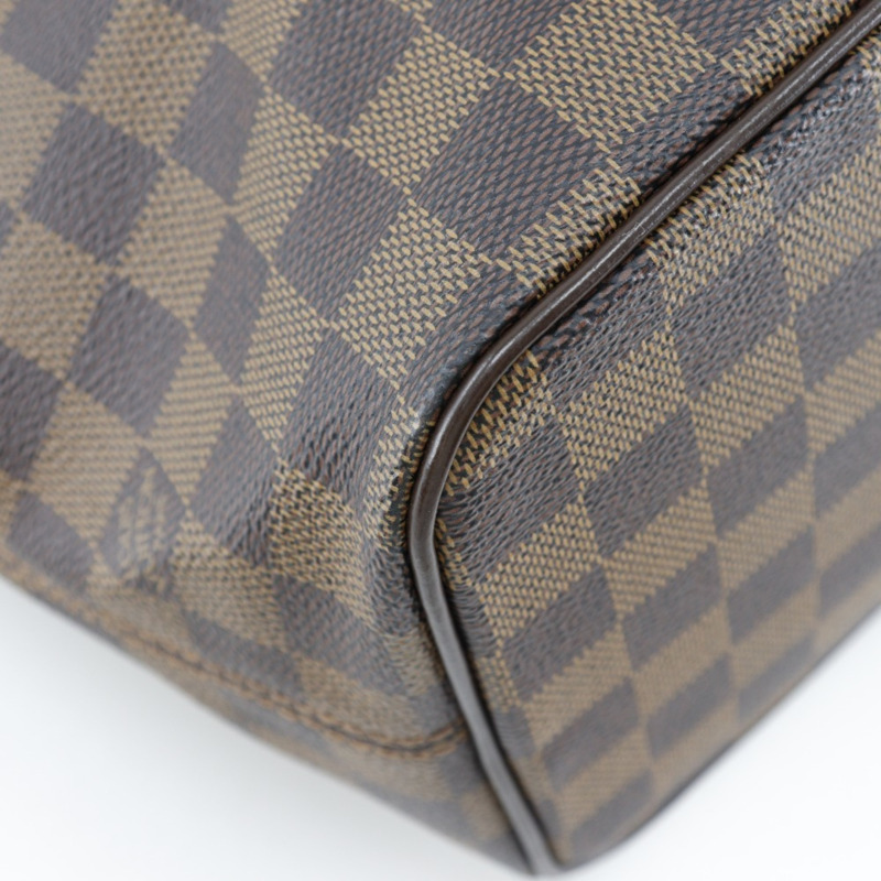 路易威登 LOUIS VUITTON Saleya PM 手提包 N51183 Damier 帆布 2007 棕色 VI4047 A5 女式-3