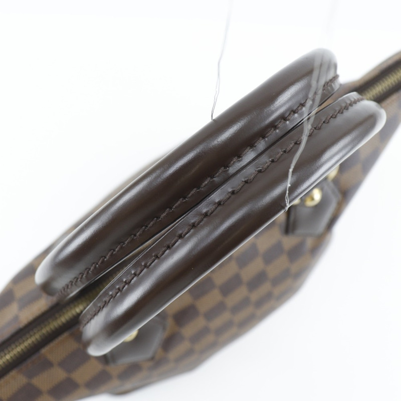 路易威登 LOUIS VUITTON Saleya PM 手提包 N51183 Damier 帆布 2007 棕色 VI4047 A5 女式-4