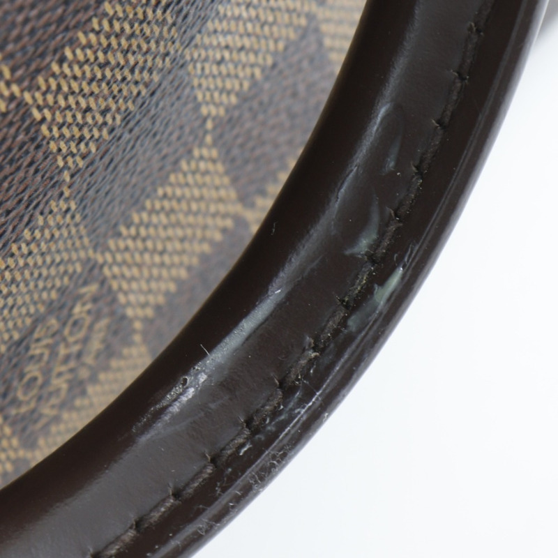 路易威登 LOUIS VUITTON Saleya PM 手提包 N51183 Damier 帆布 2007 棕色 VI4047 A5 女式-8