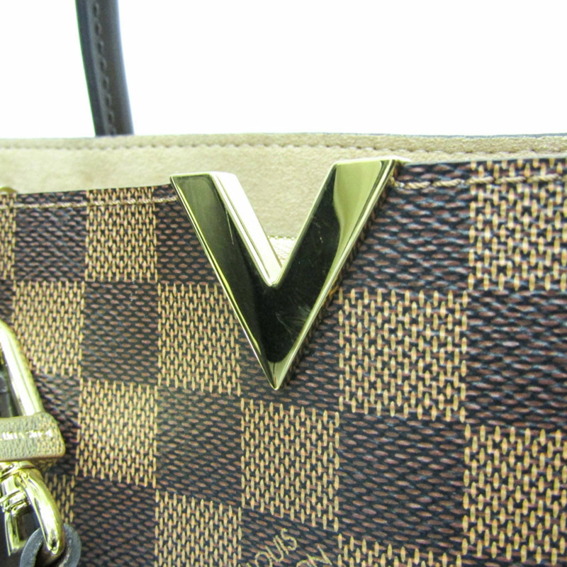 Louis Vuitton Damier Kensington N41435 女士手提包,單肩包 Ebene-5