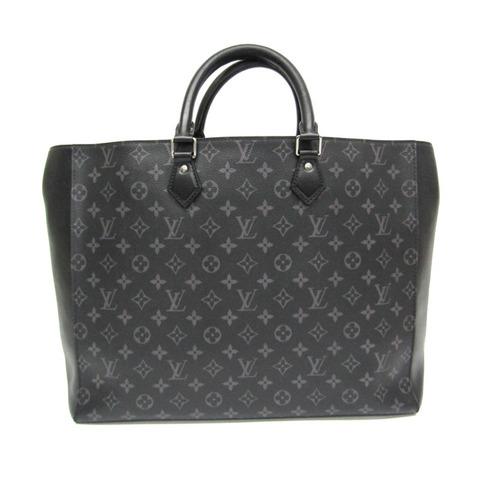 路易威登 Monogram Eclipse Grand Sac M44733 男士手提包，手提包黑色