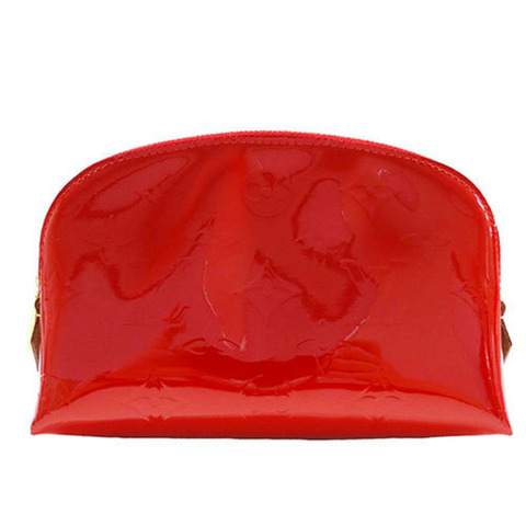 路易威登 LOUIS VUITTON 手拿包 Monogram Vernis 女士小牛皮手拿包 Tick Pomme d'Amour 紅色 M91496