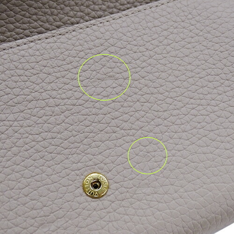 路易威登 LOUIS VUITTON 皮夾女長款 Taurillon 皮革 Portefeuille Capucines Gale M61249 IC 晶片-14