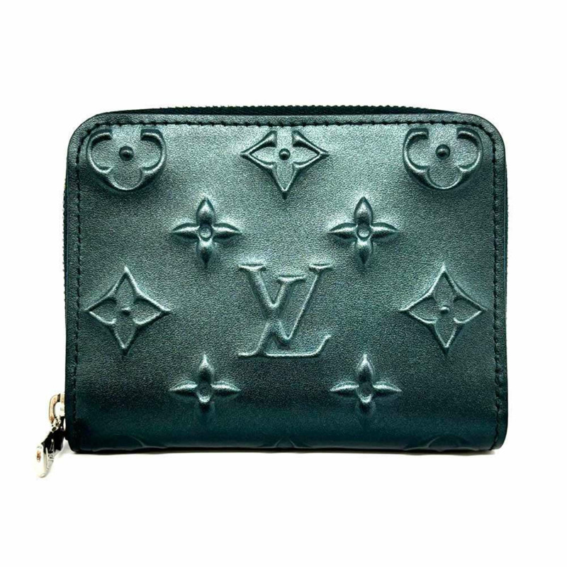 路易威登 Zippy 零錢包 Moonogram 鋼藍色 Monogram Lamé M81860 路易威登LOUIS VUITTON官方線上旗艦店-0