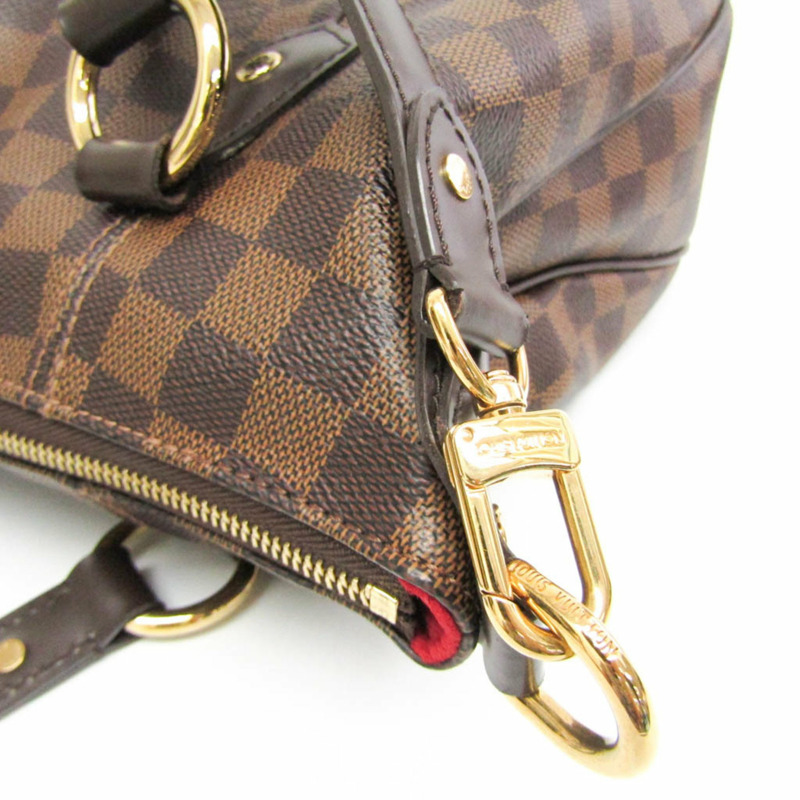 Louis Vuitton Damier Evora MM N41131 女士手提包，單肩包 Ebene-4