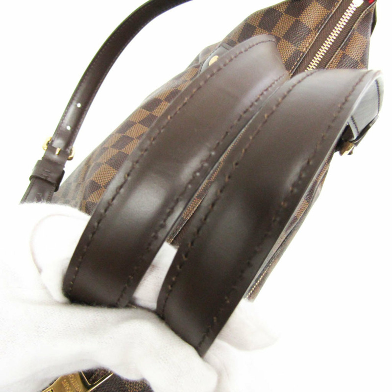 Louis Vuitton Damier Evora MM N41131 女士手提包，單肩包 Ebene-9