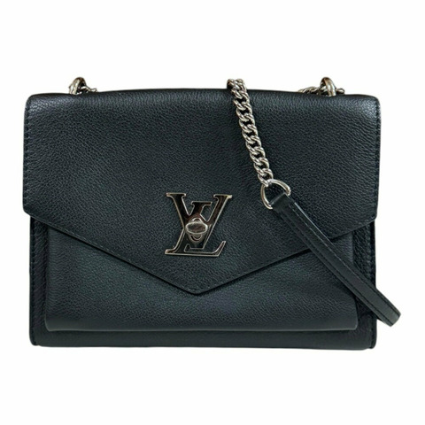 路易威登 My Lock Me 鏈條單肩包 皮革 M51418 黑色 女士路易威登LOUIS VUITTON官方線上旗艦店
