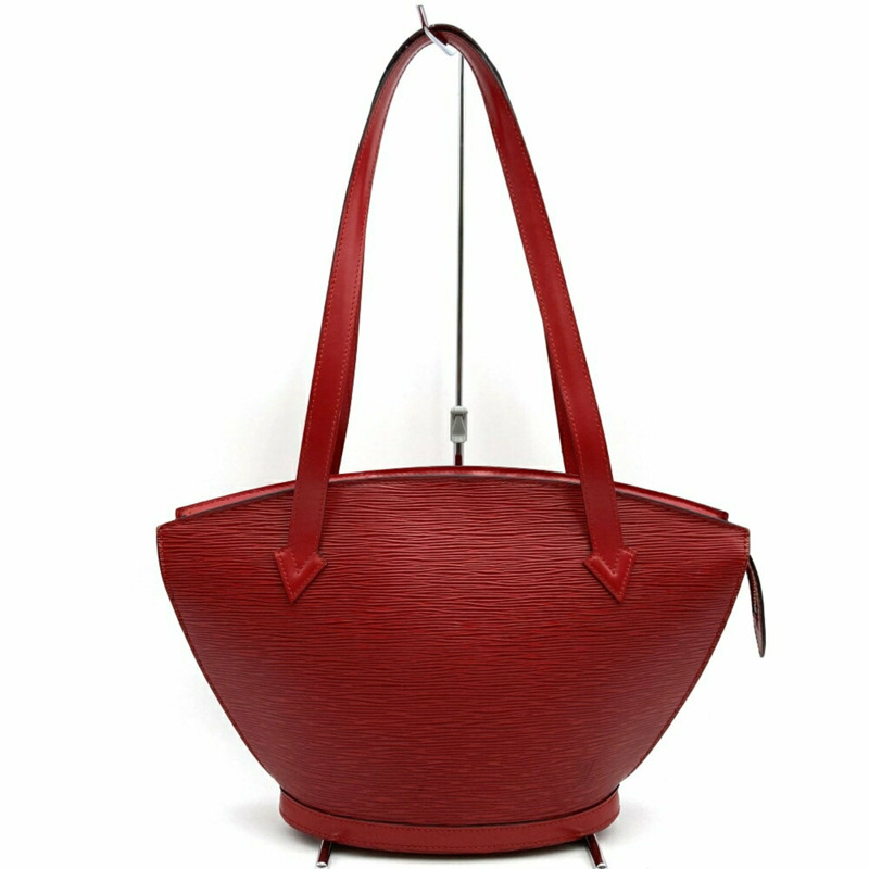 路易威登 M52337 Saint Jacques Poigner 長版肩背包 紅色 Epi 皮革 女式-0