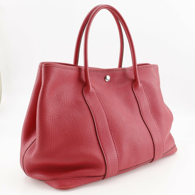 Hermes HERMES Garden 小號托特包 Negonda Bougainvillea 2012 粉紅色 □P 按扣派對女士-2