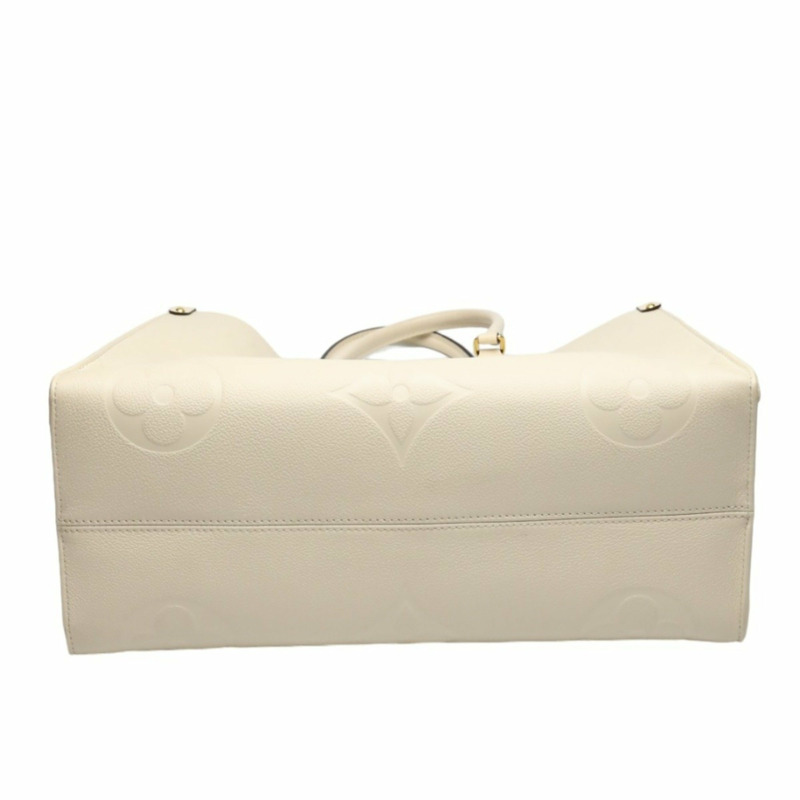 路易威登 LOUIS VUITTON 手提包 On the Go GM Monogram 單肩 Empreinte M45081 米色 LV-5