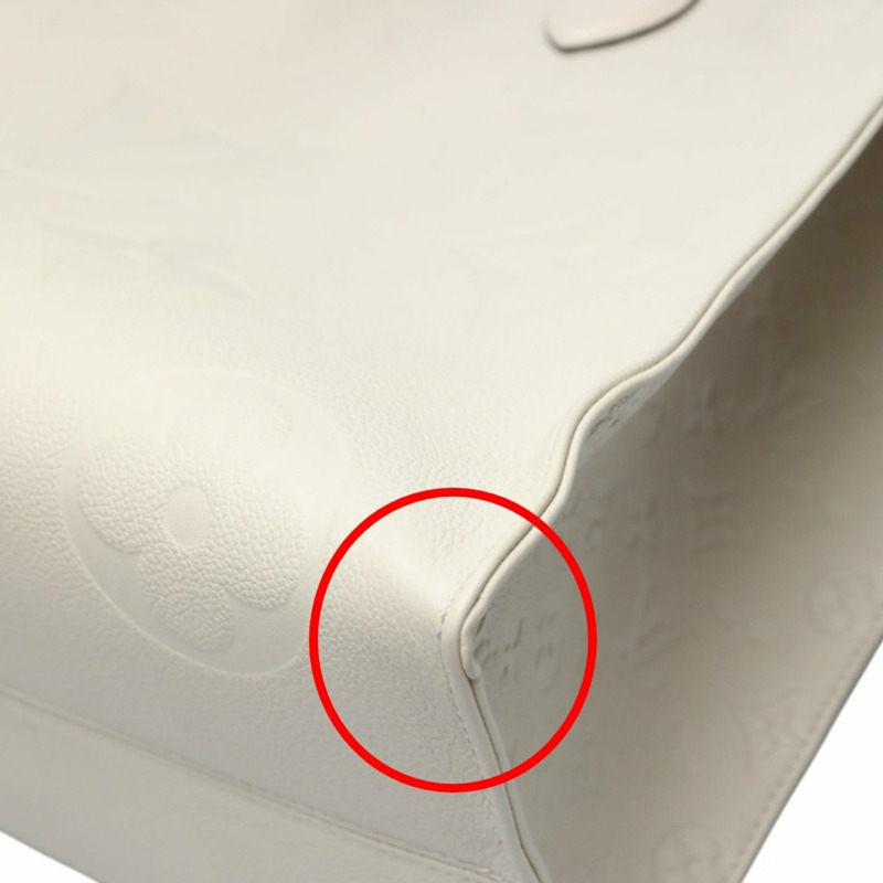 路易威登 LOUIS VUITTON 手提包 On the Go GM Monogram 單肩 Empreinte M45081 米色 LV-7