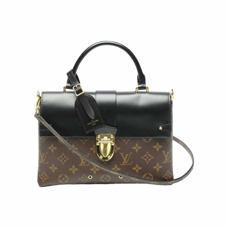 路易威登 LOUIS VUITTON 單肩包 Monogram 單手柄翻蓋帆布 M43125 棕色 LV-0